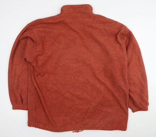 Classic Mens Brown Jacket Size XL Zip