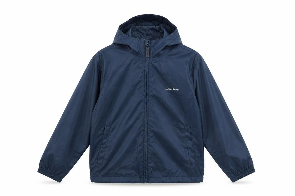 Quechua Boys Blue Rain Coat Coat Size 10 Years Zip