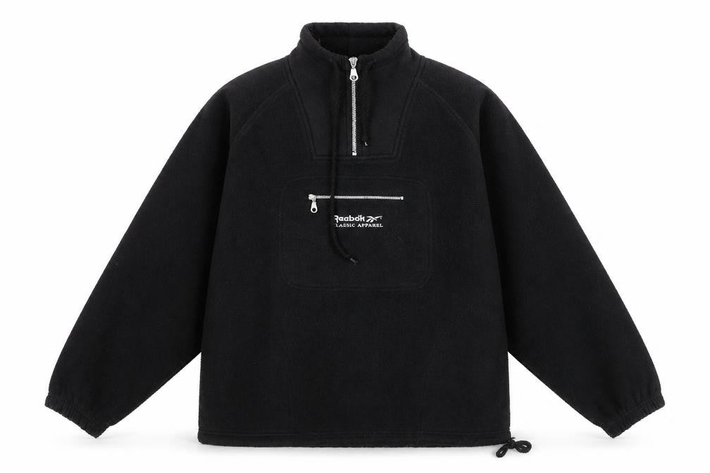Womens UK 10 Regular Reebok Black Pullover Sweatshirt