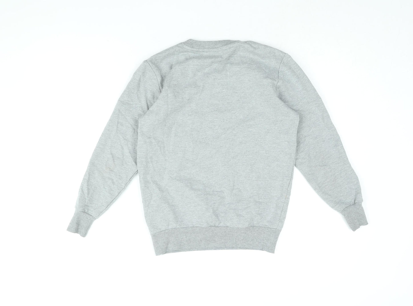 Hype Boys Grey Cotton Pullover Sweatshirt Size 11-12 Years Pullover - Hype Logo