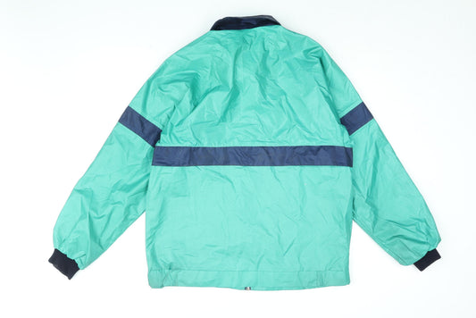 Stylo Matchmakers Mens Green Jacket Coat Size L Zip
