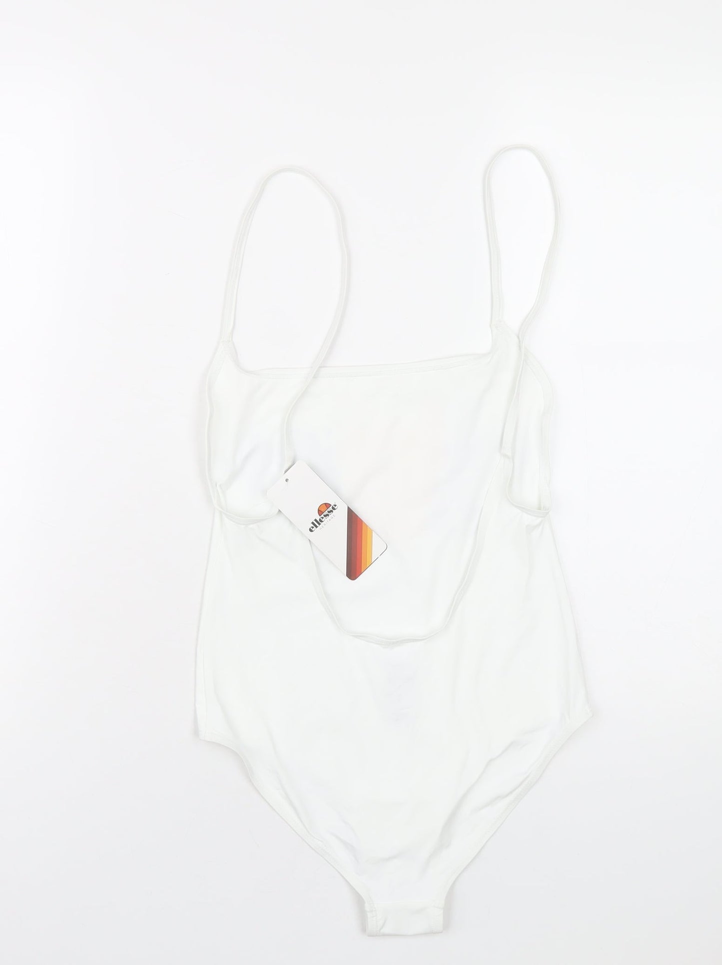 ellesse Womens White Polyester One Piece Size S
