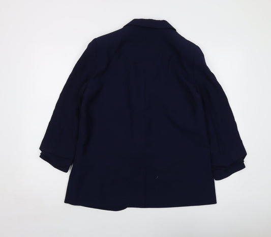 Forever New Womens Blue Jacket Size 14