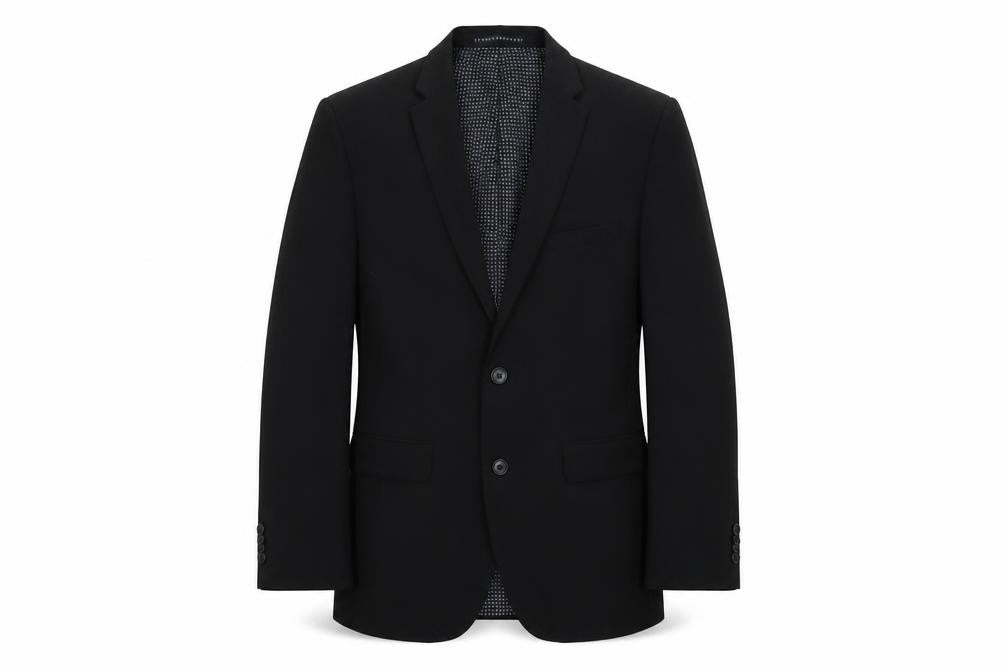 Taylor & Wright Mens Black Polyester Jacket Suit Jacket Size 36 Regular