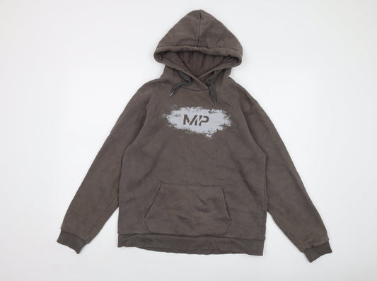 Myprotein Womens Brown Cotton Pullover Hoodie Size S Pullover