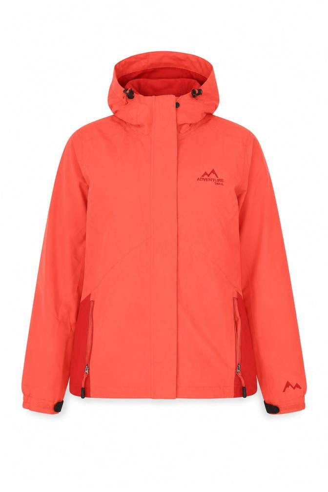 Adventure Trall Womens Orange Jacket Size 14 Zip