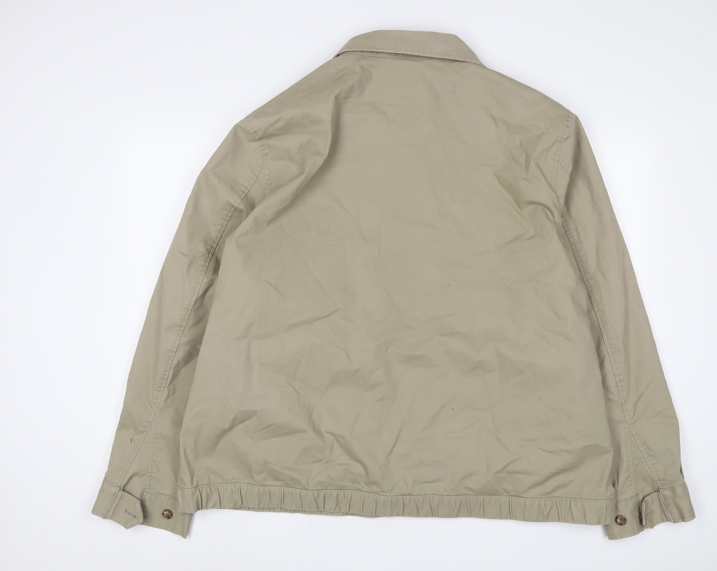 Marks and Spencer Mens Beige Jacket Size 3XL Zip