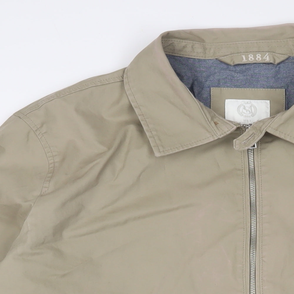 Marks and Spencer Mens Beige Jacket Size 3XL Zip