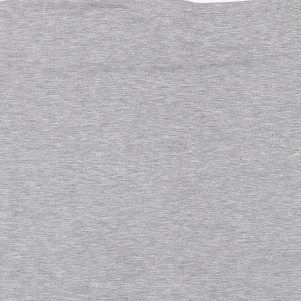 Disney Womens Grey Polyester Cropped T-Shirt Size 20 Collared - Minnie Mouse