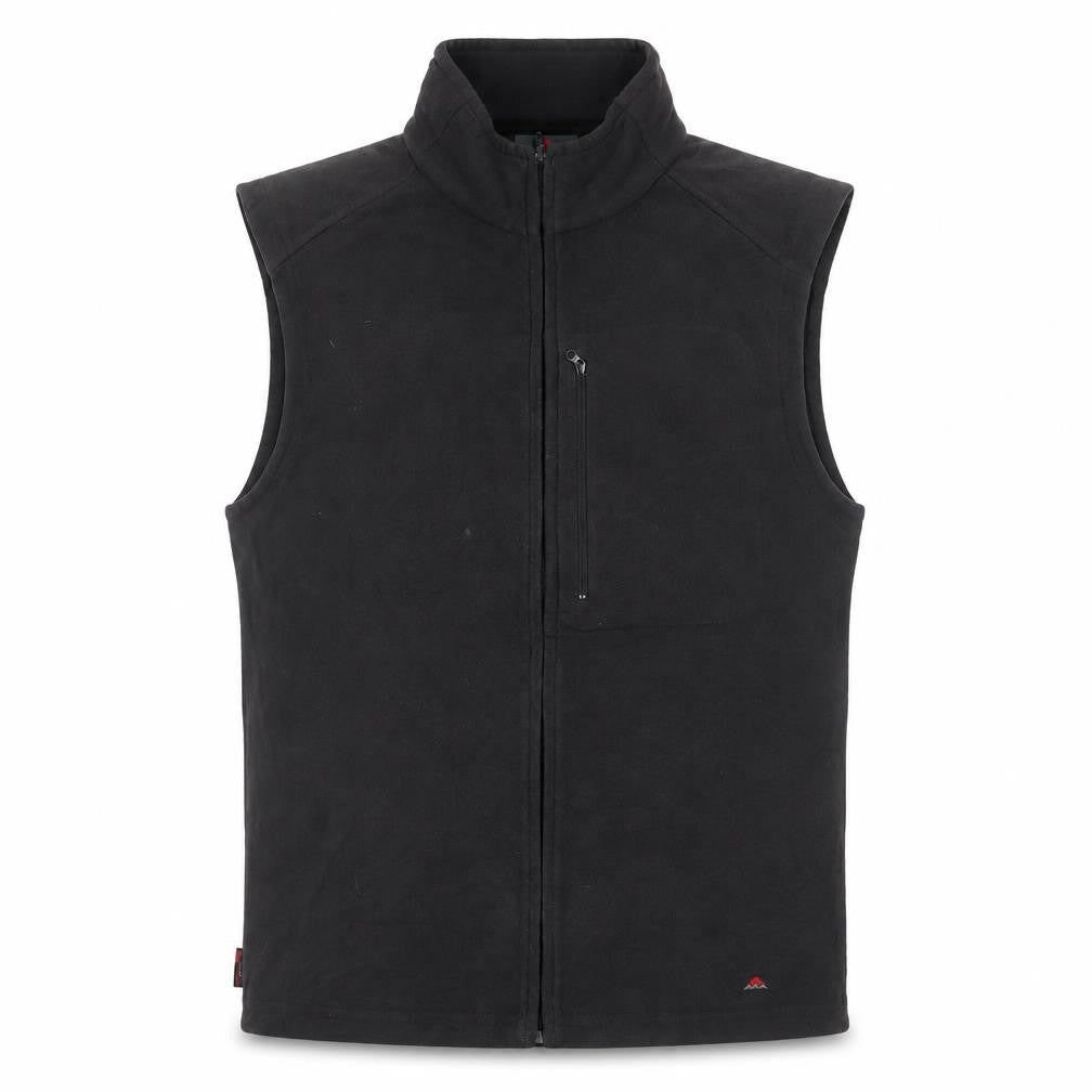 Wynnster Mens Grey Gilet Jacket Size M Zip - Logo, Embroidered