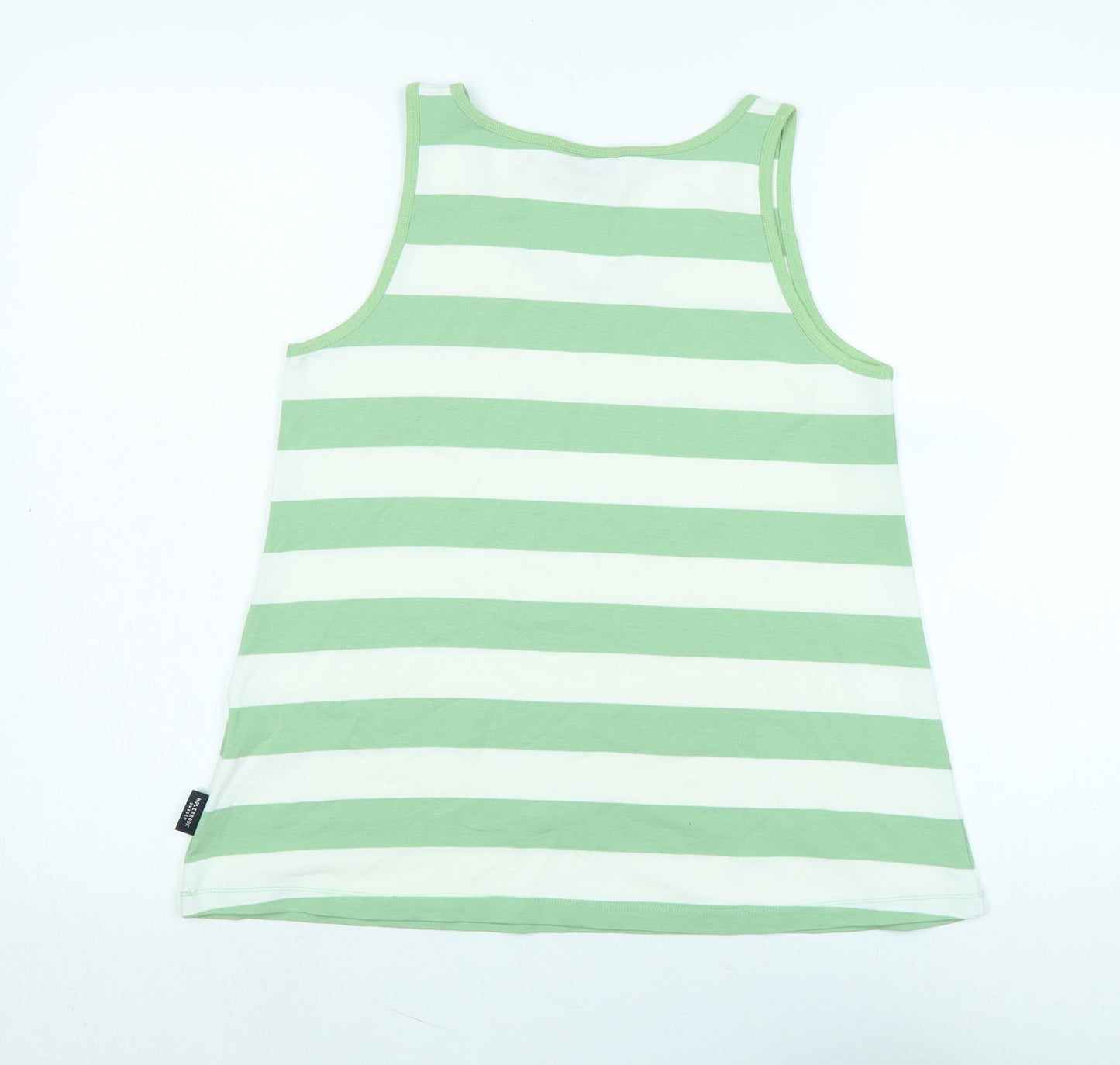 Holebrook Sweden Womens Green Cotton Blend Basic Tank Size M Scoop Neck