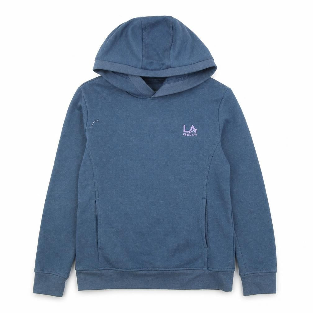 LA Gear Boys Blue Polyester Pullover Hoodie Size 9-10 Years