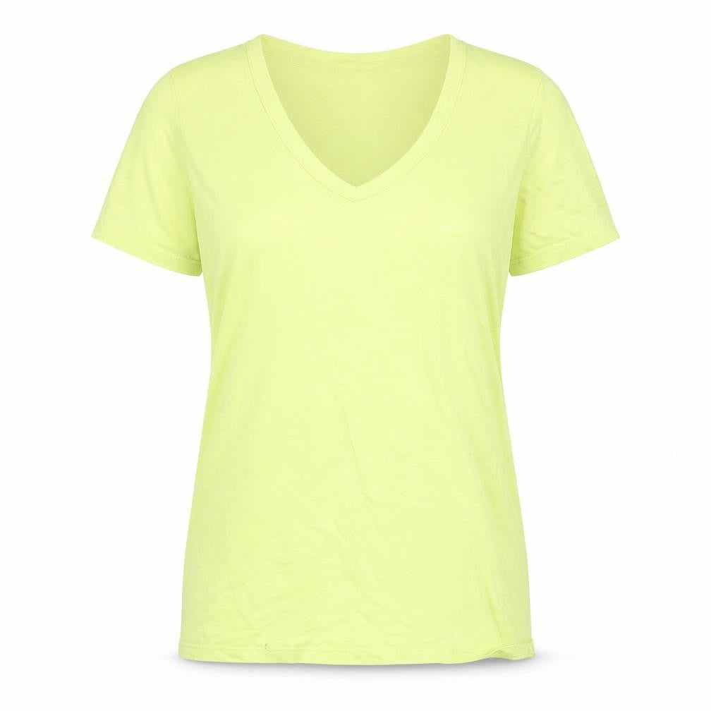 Womens UK Size M Gap Yellow Cotton T-Shirt
