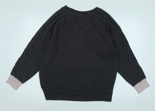 Victoria's Secret Womens Pink Polyester Pullover Sweatshirt Size S - Logo - Pink
