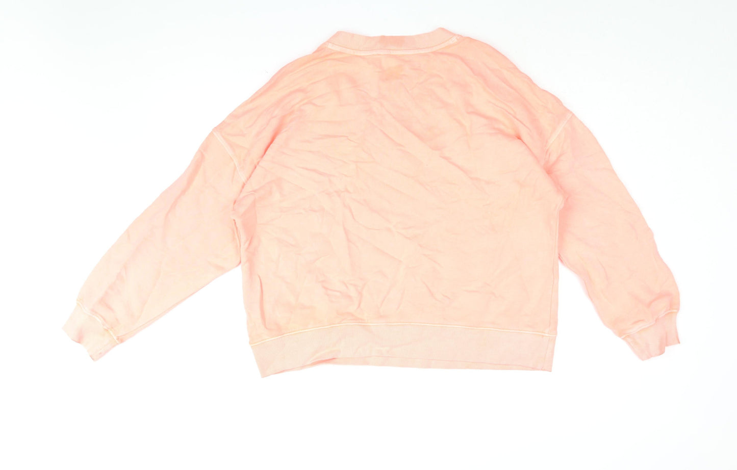 B By Boutique Womens Pink Cotton Pullover Sweatshirt Size S Pullover