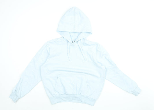 H&M Womens Blue Cotton Pullover Hoodie Size S Pullover - Love