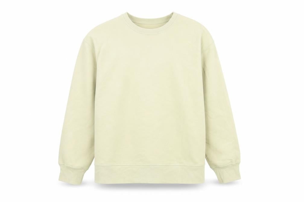 Front view of Autograph women’s beige polyester pullover sweatshirt, size UK 14, pullover