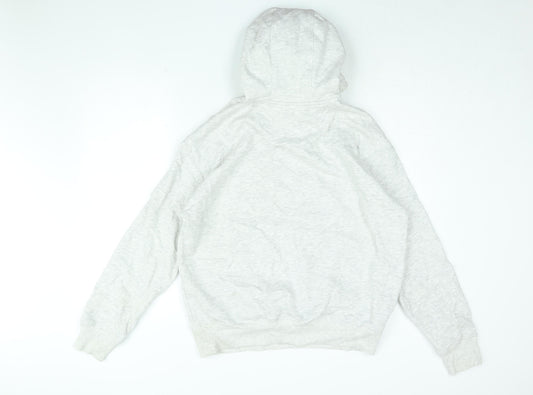 Marks and Spencer Womens Grey Cotton Pullover Hoodie Size S Pullover