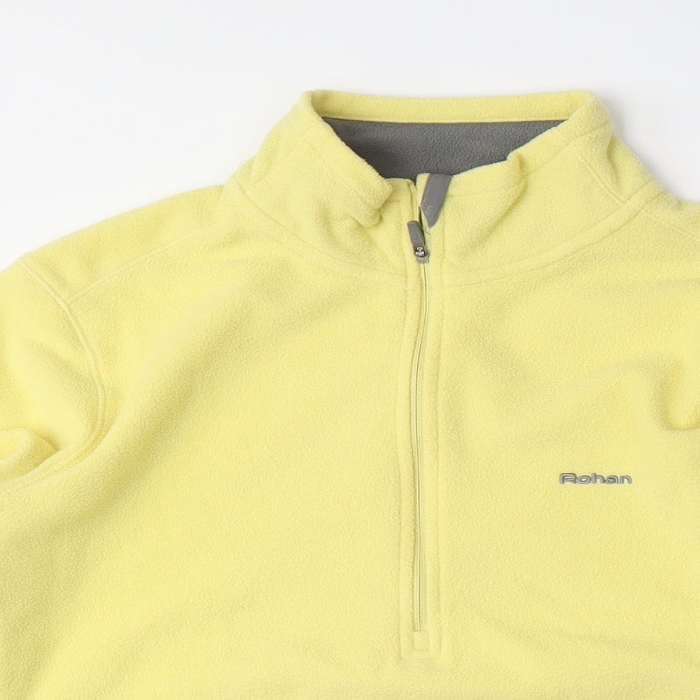 Rohan Yellow Fleece Pullover Sweatshirt Medium Unisex