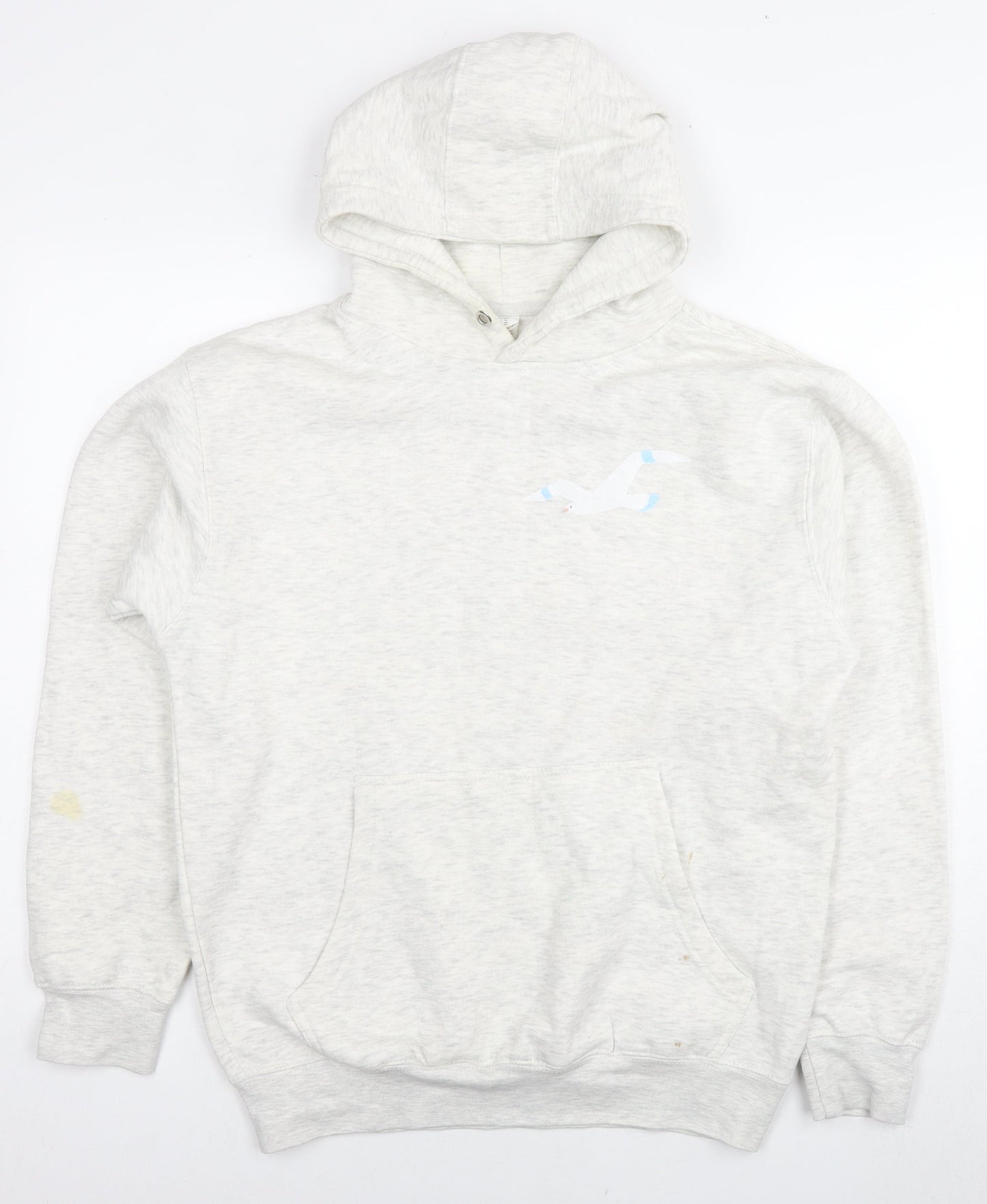 Lane Seven Womens Grey Cotton Pullover Hoodie Size M Pullover - Bird