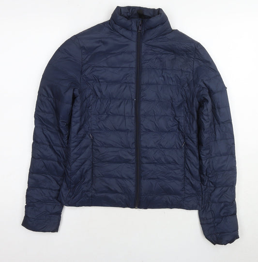 Jack Wills Womens Blue Jacket Size 6 Zip