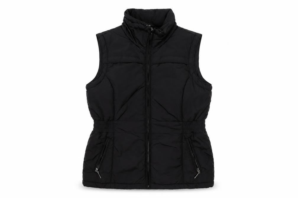 Maine New England Womens Black Jacket Waistcoat Size 14 Zip