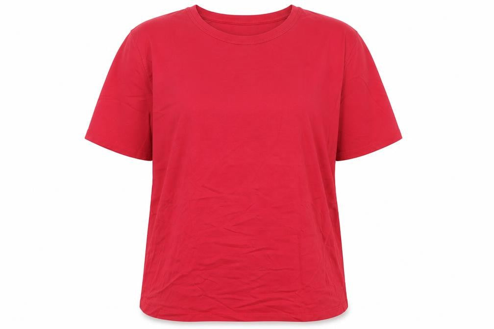 Womens UK Size 24 Lands' End Pink Cotton T-Shirt