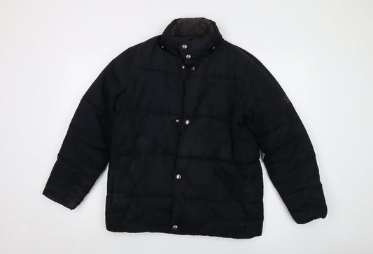 Gap Boys Black Jacket Size 12-13 Years Zip