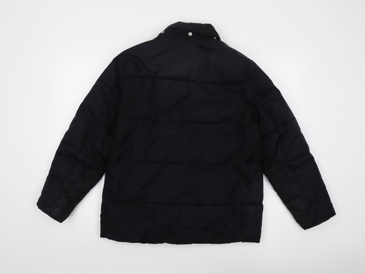 Gap Boys Black Jacket Size 12-13 Years Zip