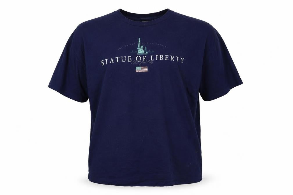 Prairie Mountain Mens Blue Cotton T-Shirt Size XL Crew Neck