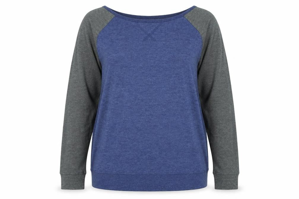 Pineapple Womens Blue Cotton Jersey T-Shirt Size 14 Boat Neck - Logo