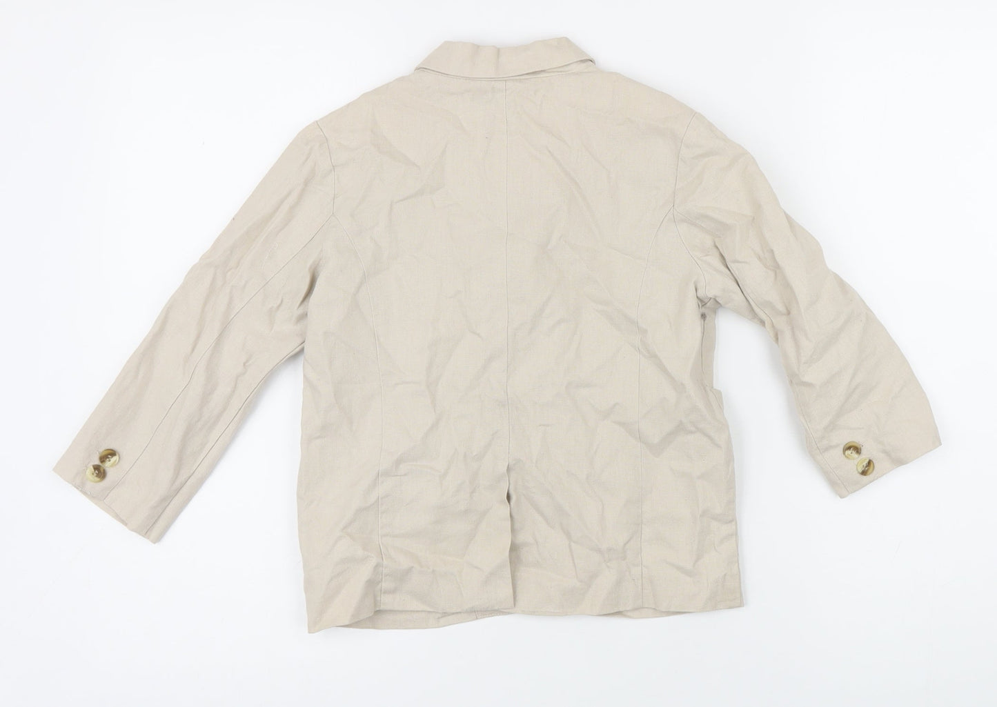 NEXT Boys Beige Ikat Jacket Blazer Size 3-4 Years Button