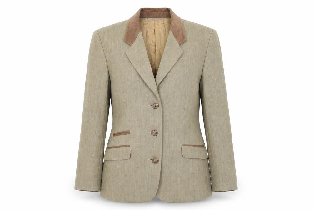 Blarney Womens Brown Jacket Blazer Size 12 Button