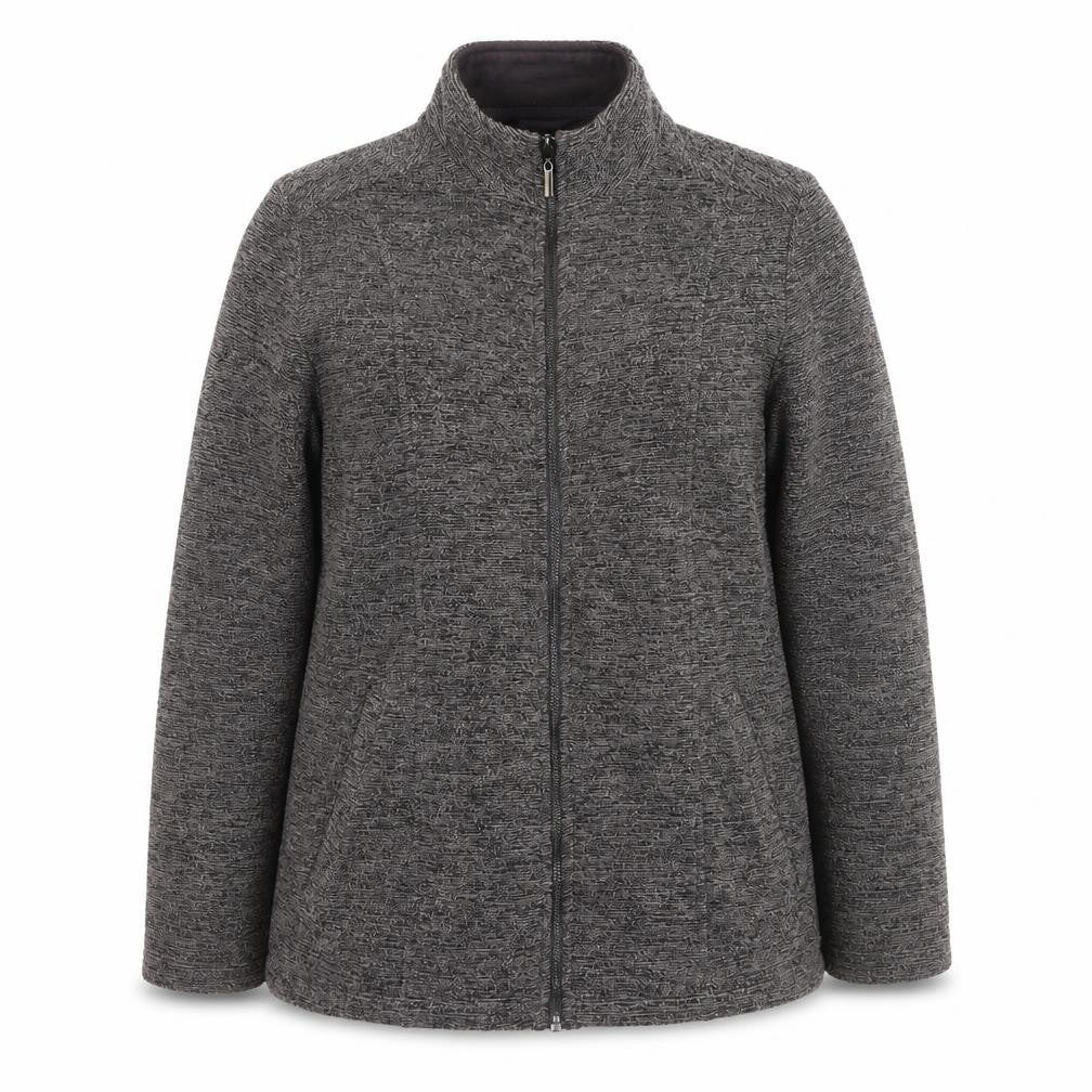 Marks & Spencer Womens Grey Jacket Size 12 Zip