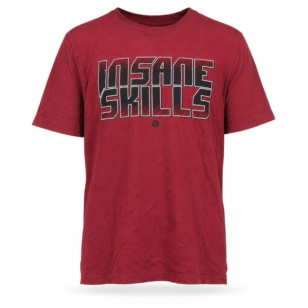 Xersion Mens Red Cotton T-Shirt Size S Round Neck