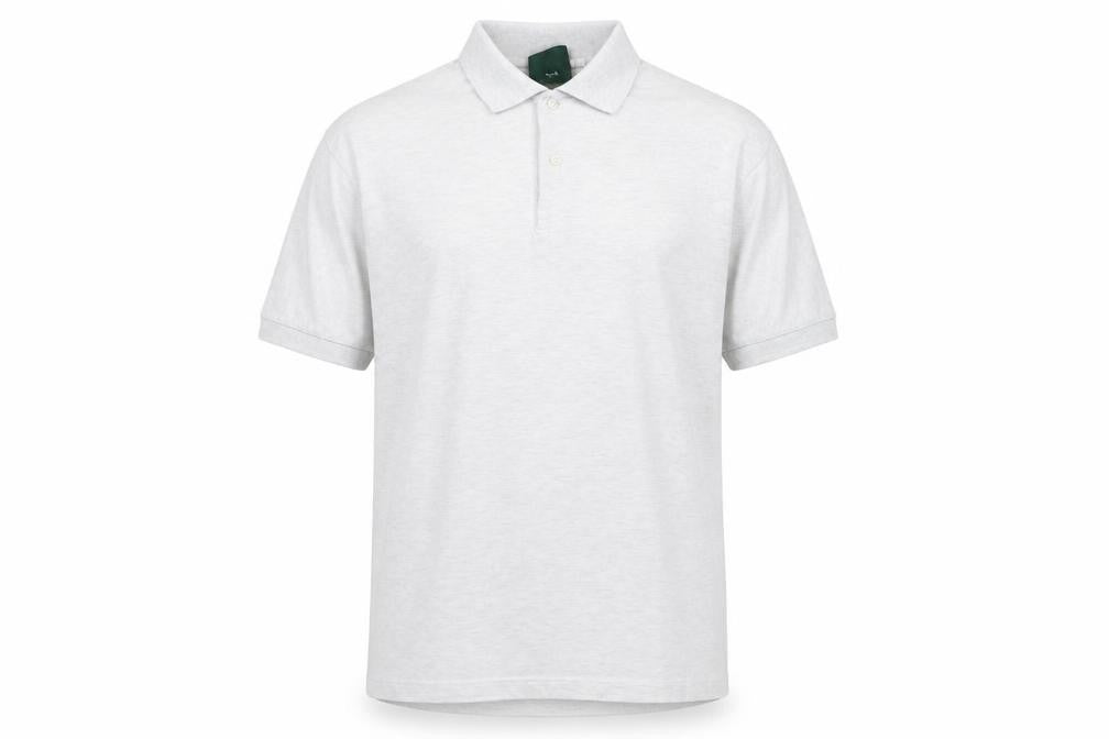 Canda Mens Grey Cotton Polo Size XL Collared Button