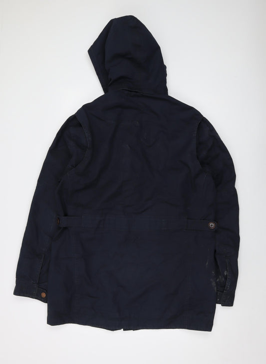 Timberland Mens Blue Jacket Size M Zip
