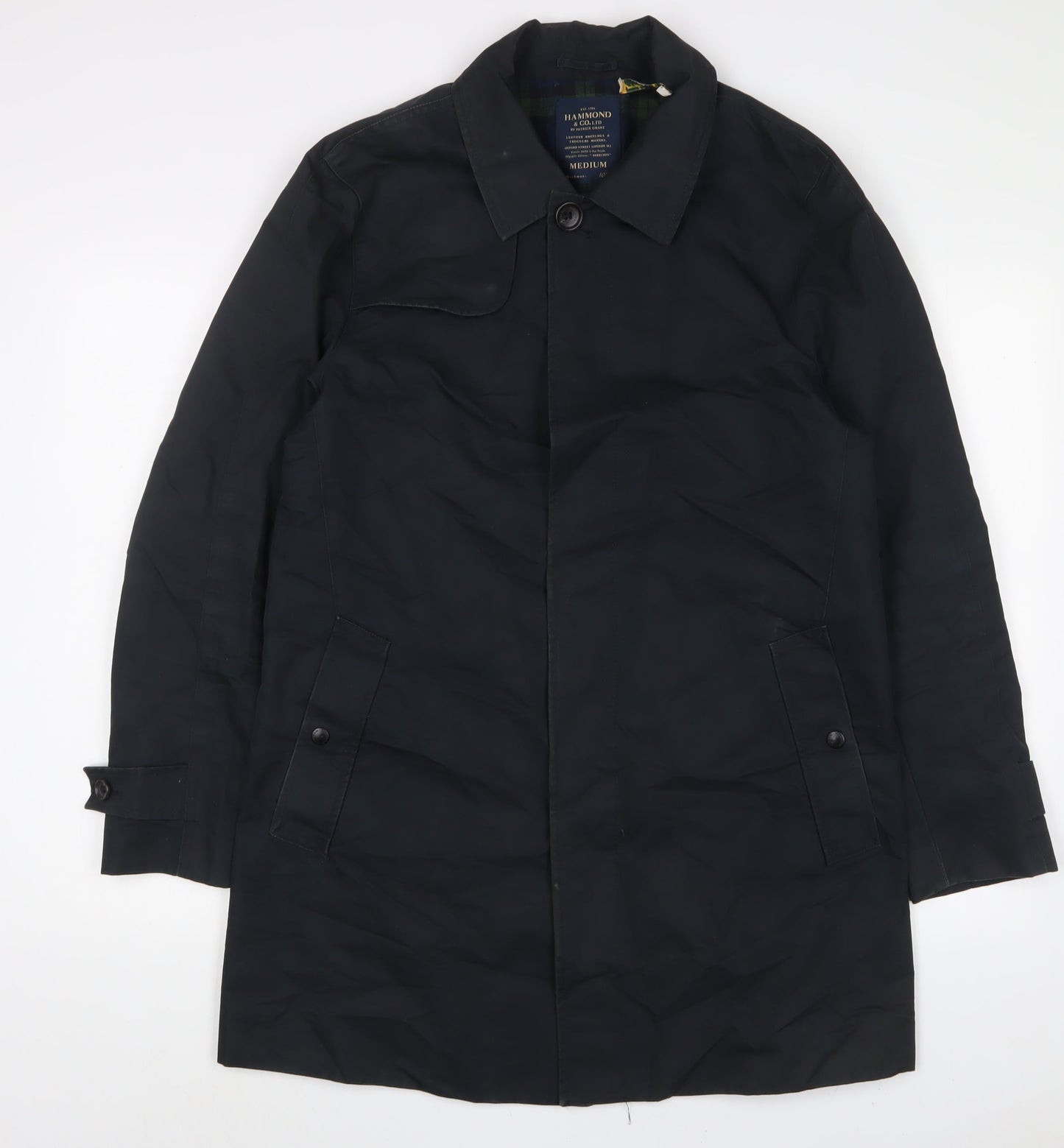 Hammond & Co Mens Blue Jacket Size M Button