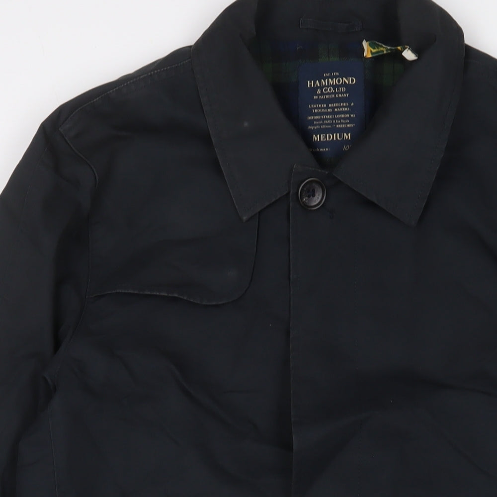 Hammond & Co Mens Blue Jacket Size M Button