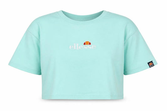 ellesse Girls Green Cotton Basic T-Shirt Size 13-14 Years Crew Neck - Logo - ellesse
