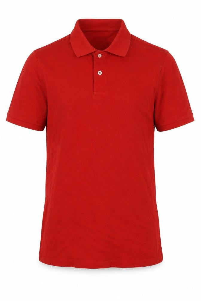 Marks & Spencer Mens Red Cotton Polo Size M Collared