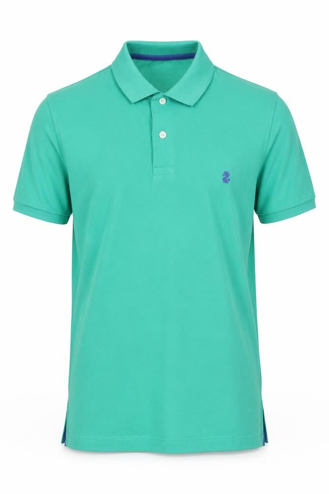 IZOD Mens Green Cotton Polo Size S Collared - Logo