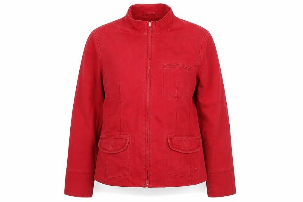 Next Womens Red Jacket Size 18 Zip