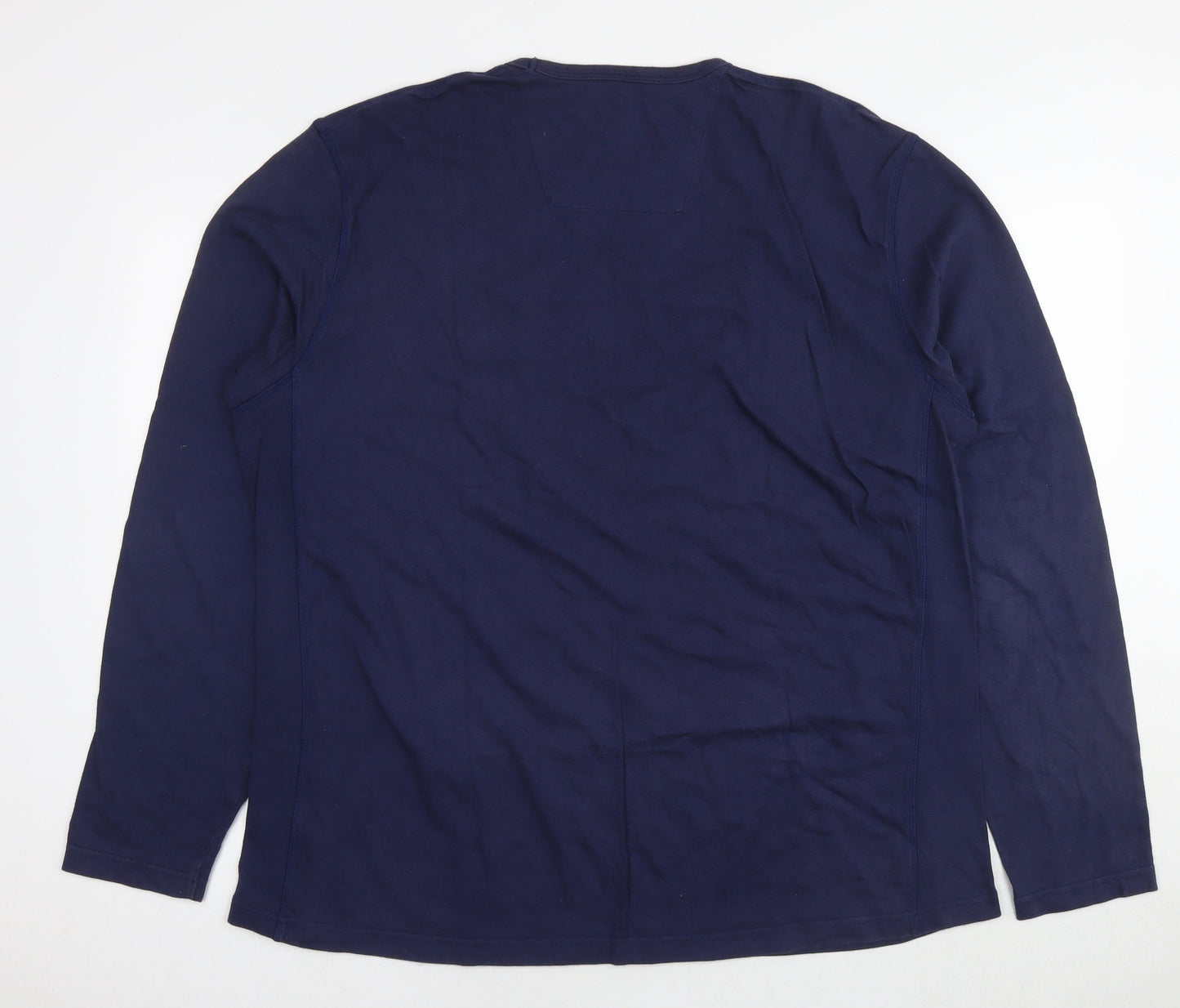 NEXT Mens Blue Cotton Pullover Sweatshirt Size XL - Mexico 79