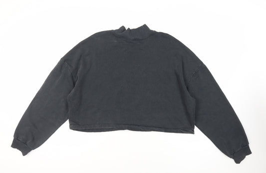 Divided by H&M Womens Grey Cotton Pullover Sweatshirt Size XL Pullover