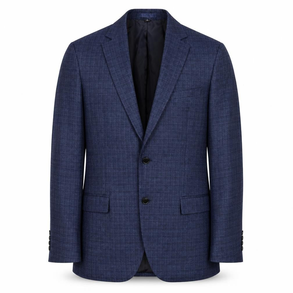 Marks and Spencer Mens Blue Polyester Jacket Blazer Size 42 Regular