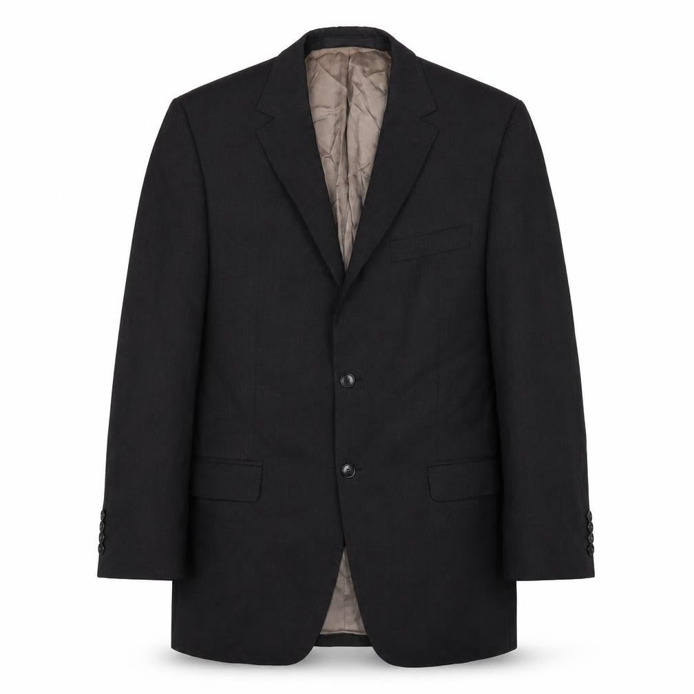 Marks and Spencer Mens Grey Wool Jacket Blazer Size 40 Regular