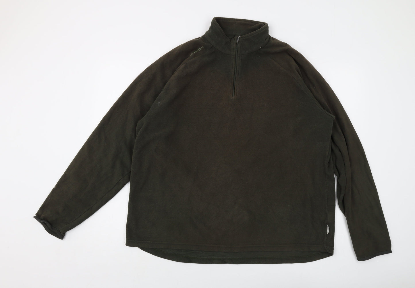 Quechua Mens Green Polyester Pullover Sweatshirt Size 2XL