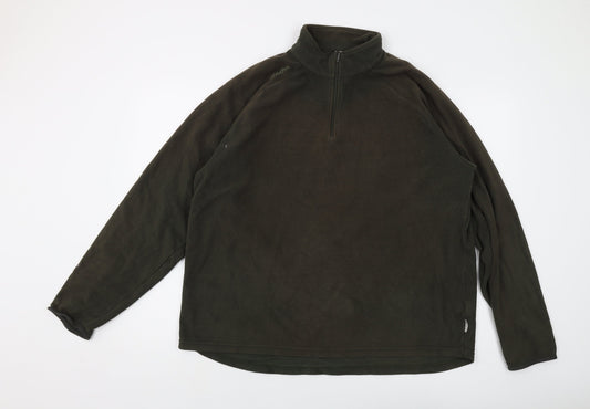 Quechua Mens Green Polyester Pullover Sweatshirt Size 2XL