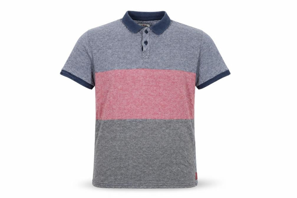 Soviet Mens Multicoloured Striped Cotton Polo Size S Collared Button - Logo, Embroidered